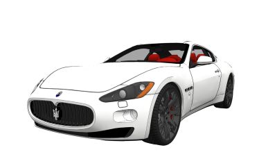 超精细汽车模型 玛莎拉蒂 Maserati GranTurismo S